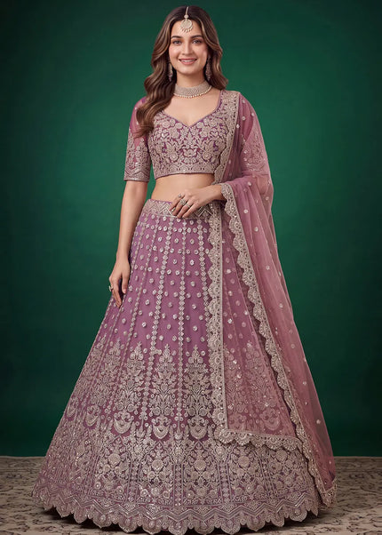 Net Embroidered Lehenga Choli Series