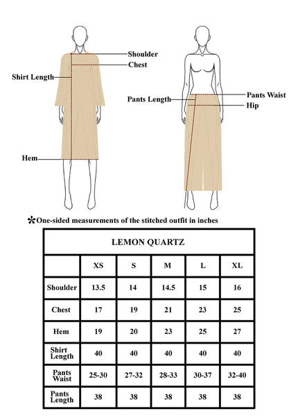 Sania Hasan | Vera Festive - Lemon Quartz