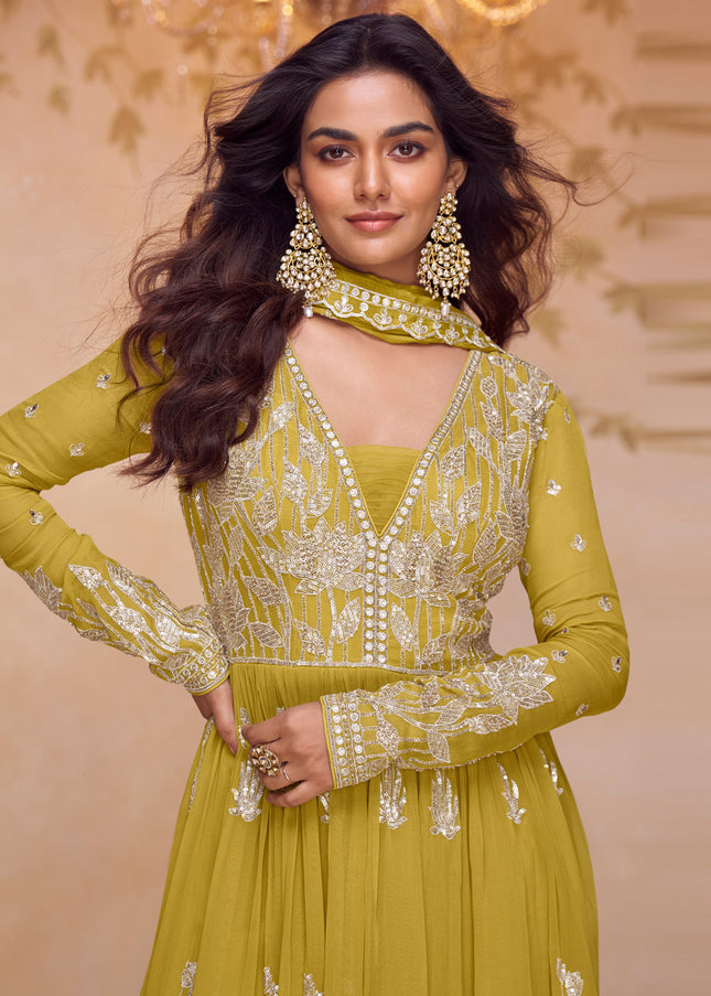 Chinnon Embroidered Sharara Suit Series