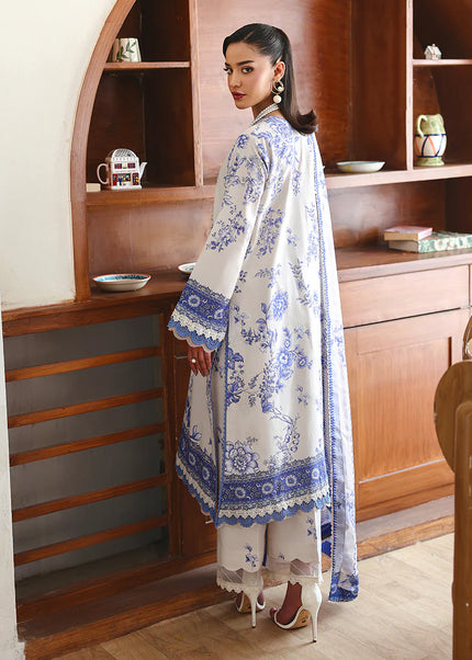 Roheenaz | Eclat Garden Printed Lawn - Lilac Bloom