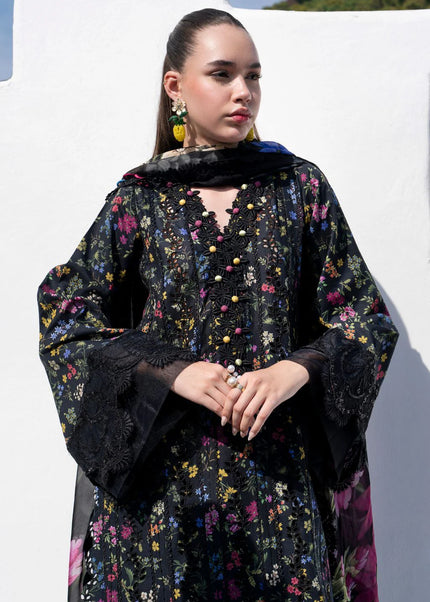 AJR Couture | Printkari 25 - Midnight Flora