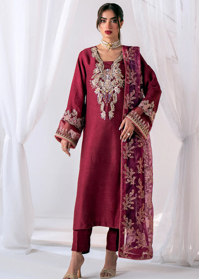 AJR Couture | Luxe Pret Eid Drop - Scarlet