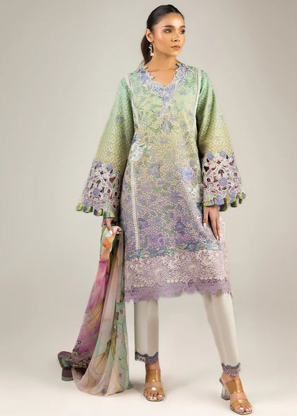 Mushq | Manaram Luxury Lawn '25 - Glittering Grace