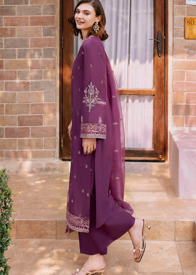 Motifz | Embroidered Lawn - Mandarino