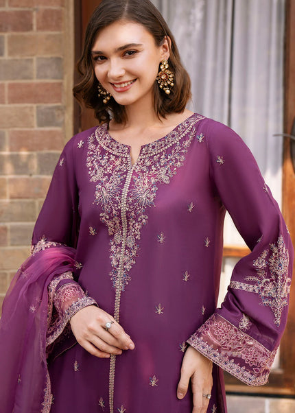 Motifz | Embroidered Lawn - Mandarino