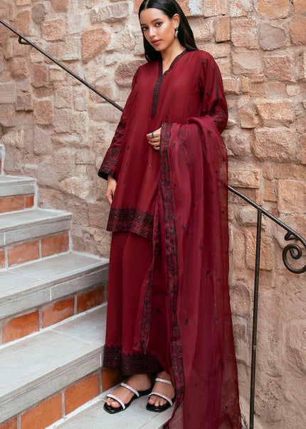 Motifz | Embroidered Lawn - Avocado