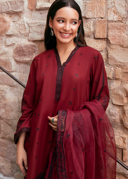 Motifz | Embroidered Lawn - Avocado