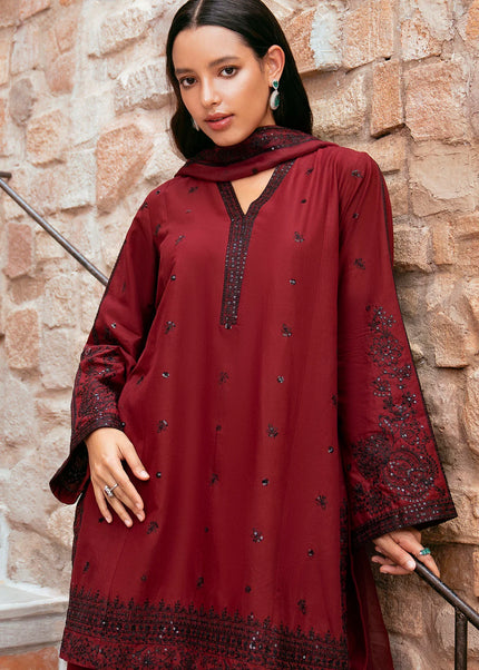 Motifz | Embroidered Lawn - Avocado