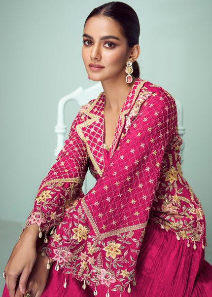 Chinnon Embroidered Jacket Lehenga Series