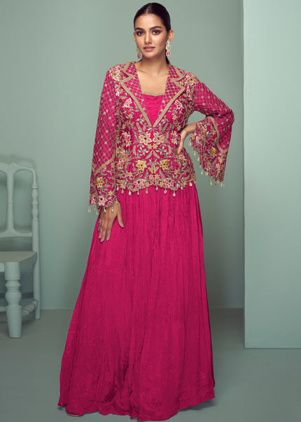 Chinnon Embroidered Jacket Lehenga Series