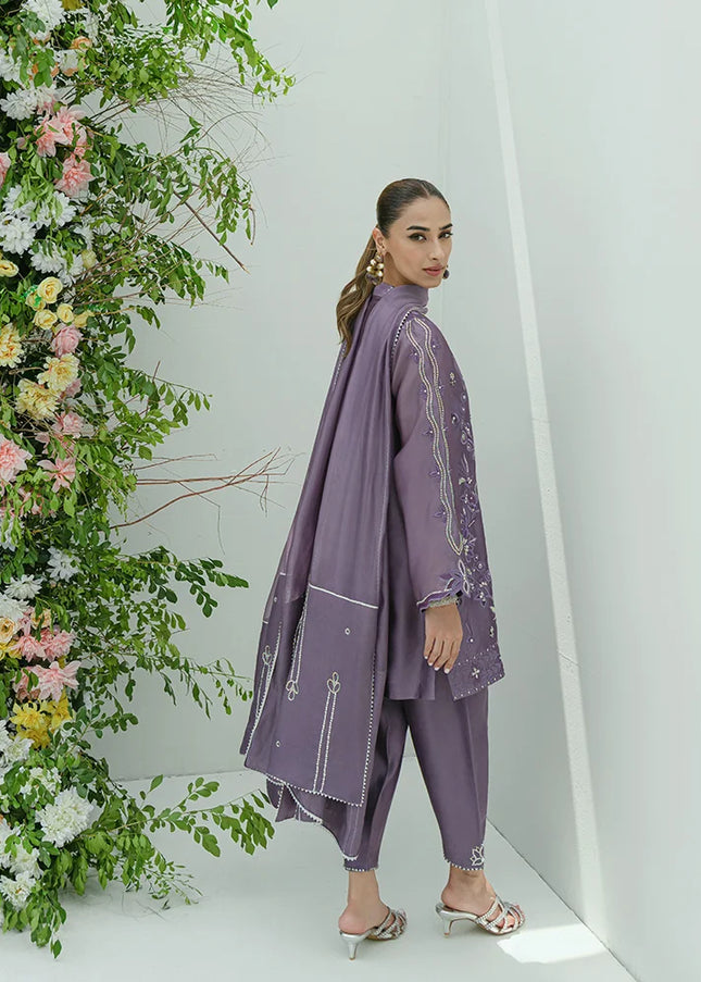 Nimrah | Occasion Wear - Mauve