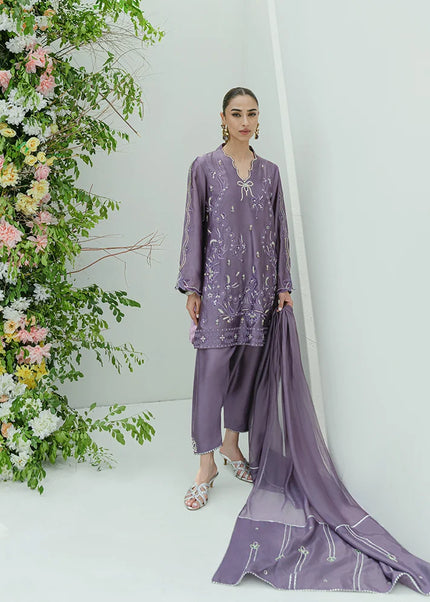 Nimrah | Occasion Wear - Mauve