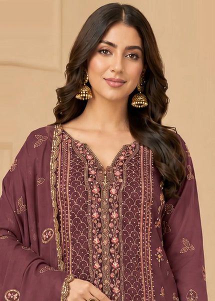Rangoli Silk embroidery Pant Style Suit Series