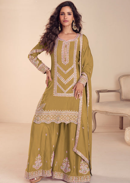 Chinnon Embroidered Palazzo Suit Series