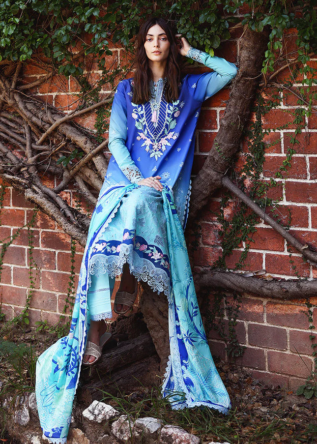 Mushq | Solace Ombre Chikankari - Moonlit Ease