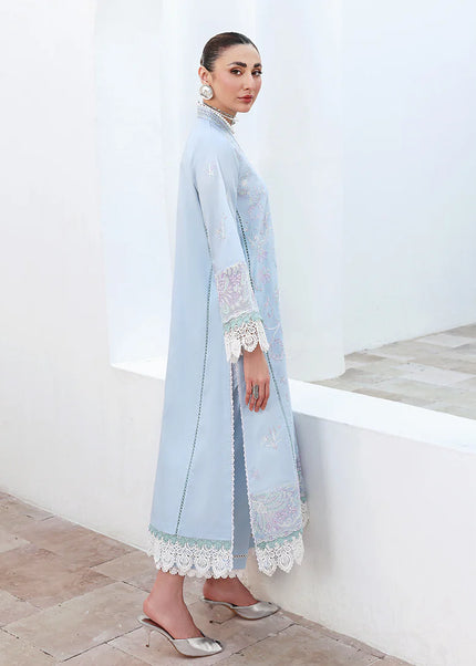 Roheenaz | Floral Reveire Luxury Lawn - Morning Petal