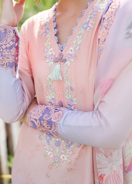 Mushq | Solace Ombre Chikankari - Morning Veil