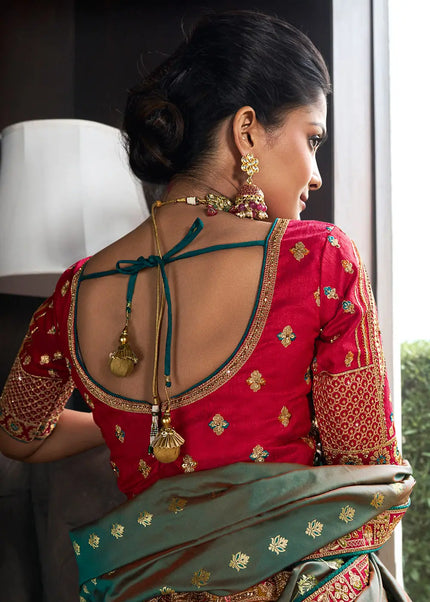 Pink Multicolor Embroidered Lehenga Choli