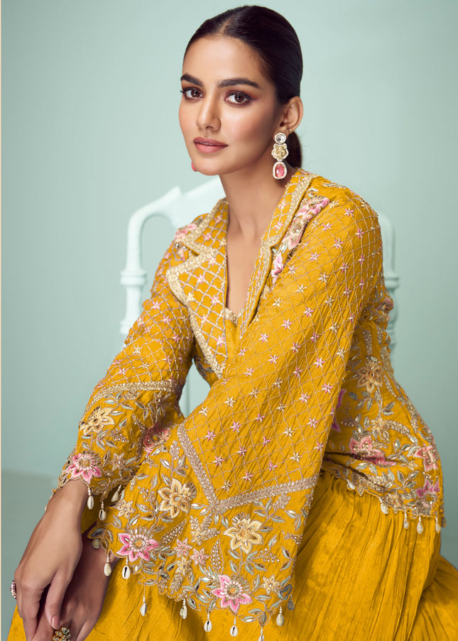 Chinnon Embroidered Jacket Lehenga Series