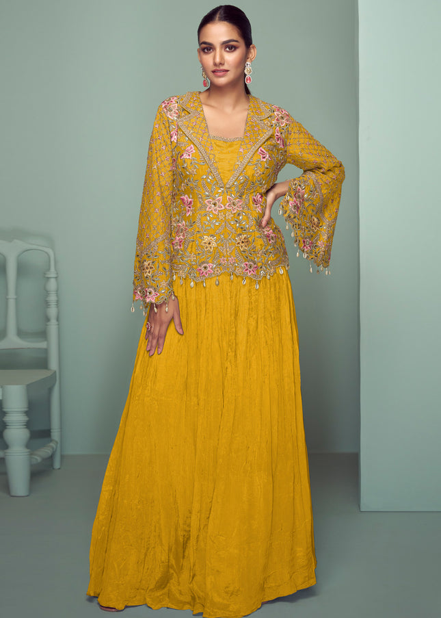 Chinnon Embroidered Jacket Lehenga Series