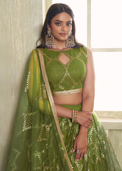 Butterfly Net Embroidered Lehenga Choli Series