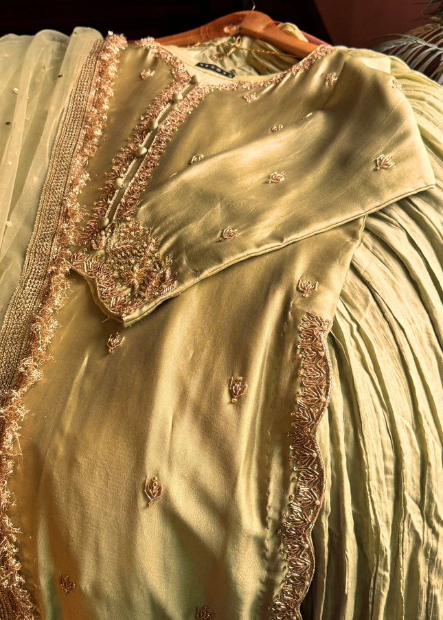 Pistachio Lehenga Set - Couture Collection