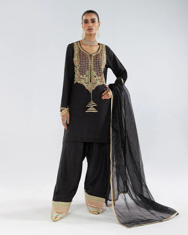 Elysian Luxury Pret | Obsidian