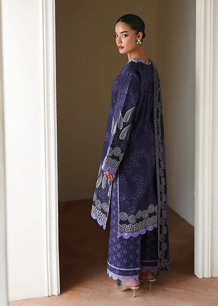 Roheenaz | Eclat Garden Printed Lawn - Orchid Garden