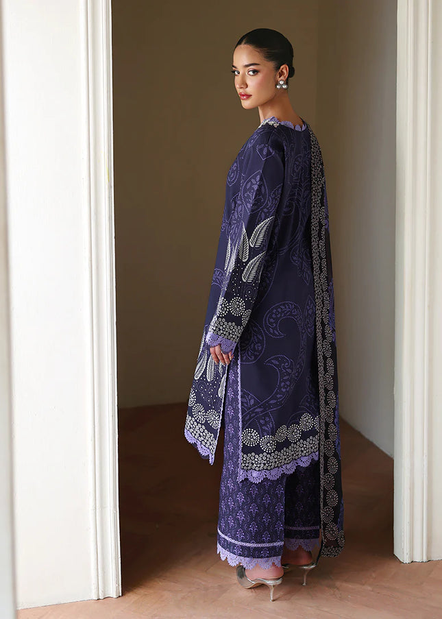 Roheenaz | Eclat Garden Printed Lawn - Orchid Garden