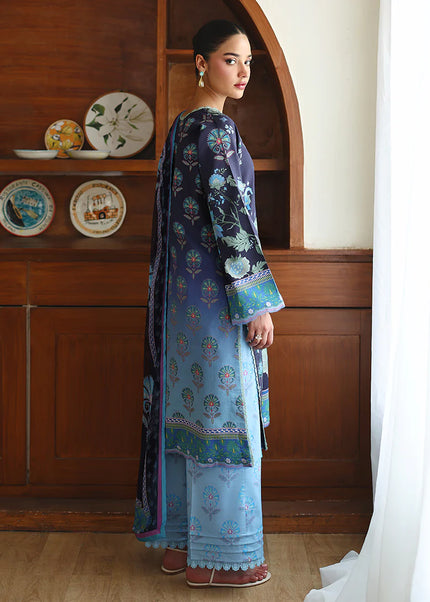 Roheenaz | Eclat Garden Printed Lawn - Orchid Meadow