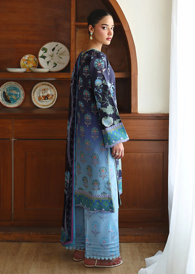 Roheenaz | Eclat Garden Printed Lawn - Orchid Meadow