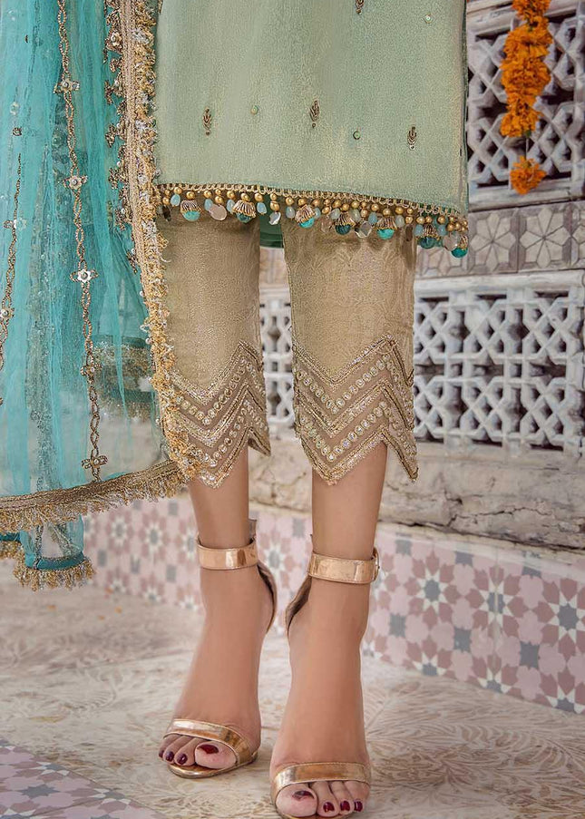 Pure Resham Karandi Hand Embroidered P-236