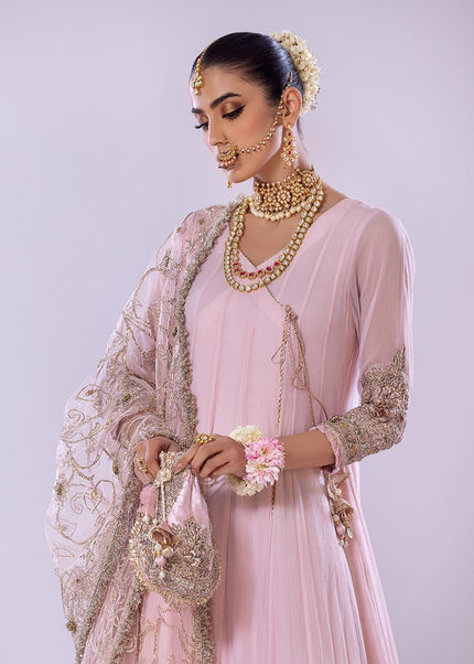 Crinkle Chiffon Hand Embroidered P-256