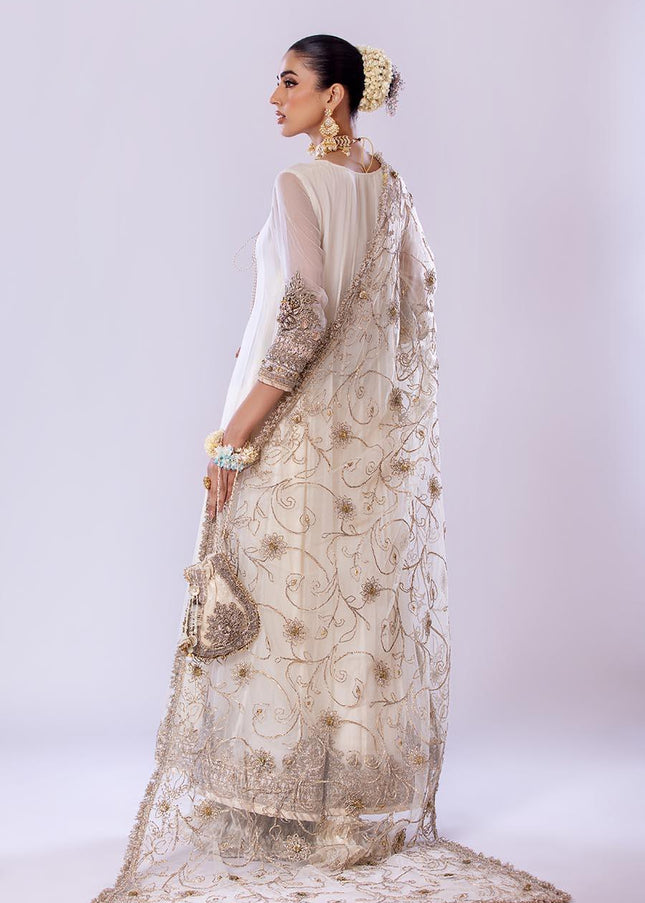 Crinkle Chiffon Hand Embroidered P-256