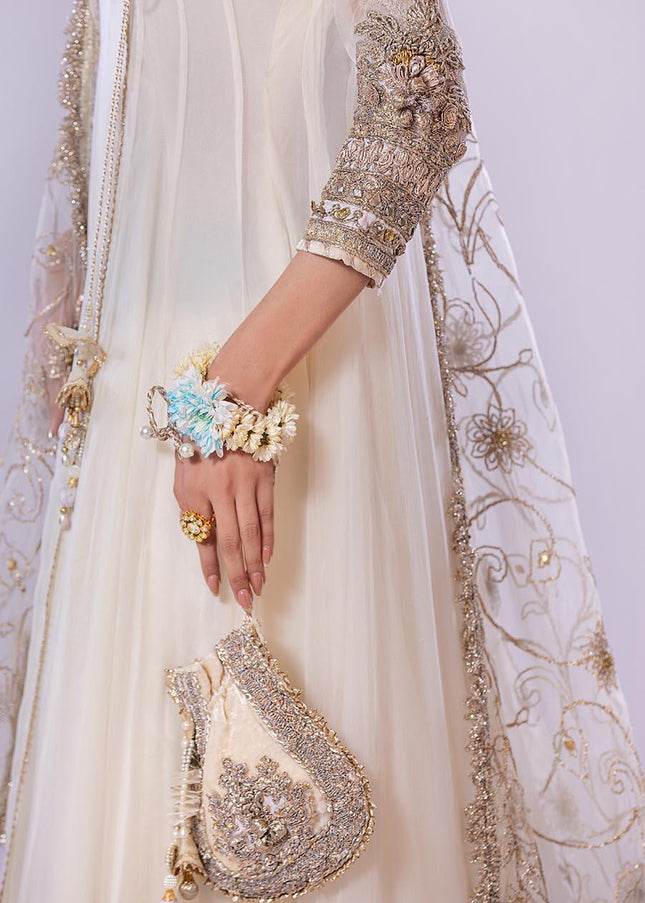 Crinkle Chiffon Hand Embroidered P-256