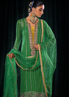 S / Green / Net Mukaish