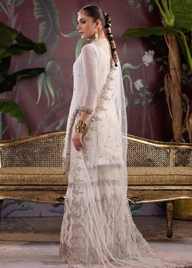 Crinkle Chiffon Hand Embroidered P-267