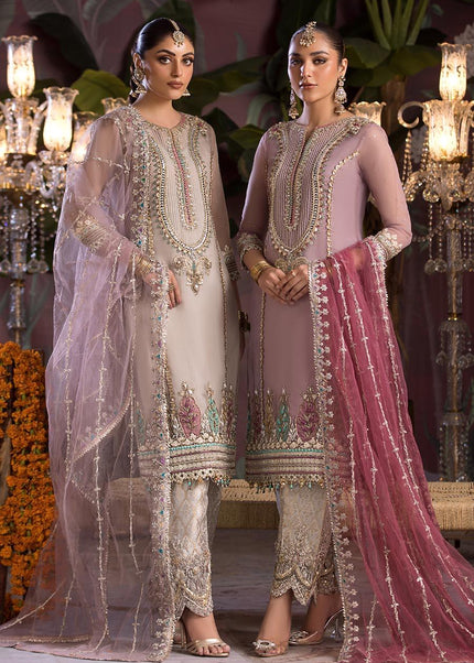 Organza Hand Embroidered P-258