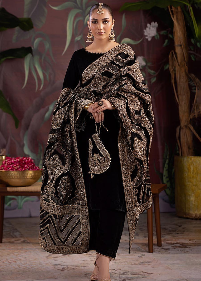 Velvet Hand Embroidered P-262