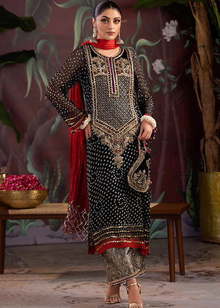 Chiffon Chunnari Handmade P-269