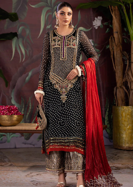 Chiffon Chunnari Handmade P-269