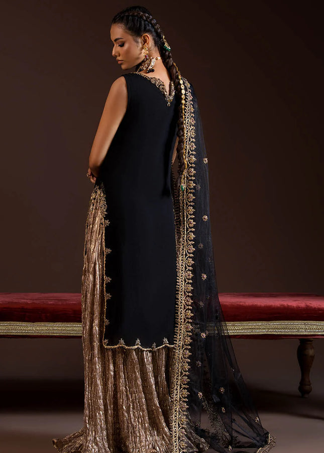 Crinkle Chiffon Hand Embroidered P-280