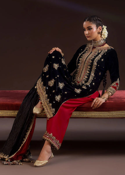 Velvet Hand Embroidered P-283