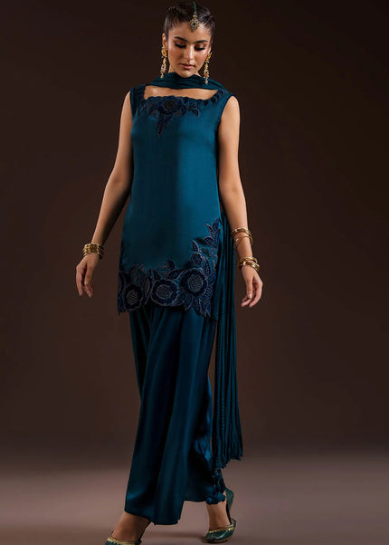 Glass Silk Embroidered P-284