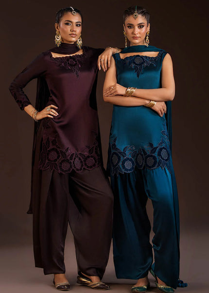 Glass Silk Embroidered P-284