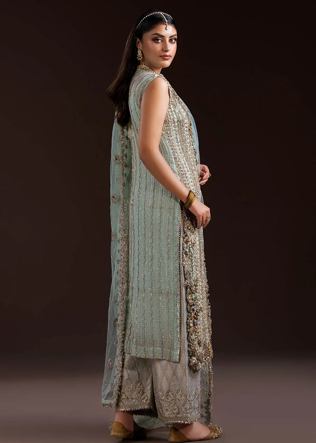 Crinkle Chiffon Hand Embroidered P-288