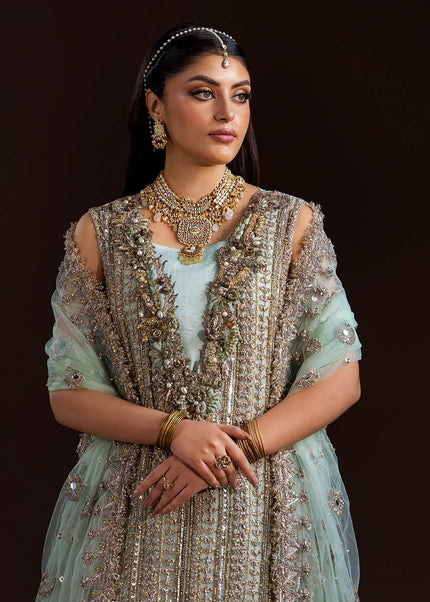 Crinkle Chiffon Hand Embroidered P-288