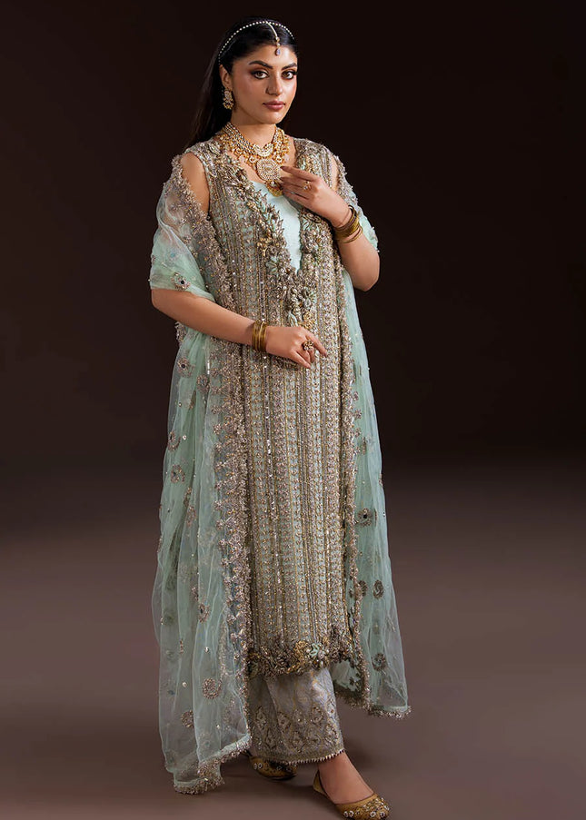 Crinkle Chiffon Hand Embroidered P-288