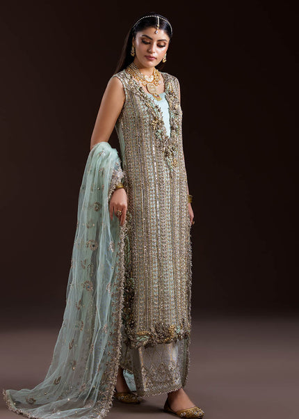 Crinkle Chiffon Hand Embroidered P-288