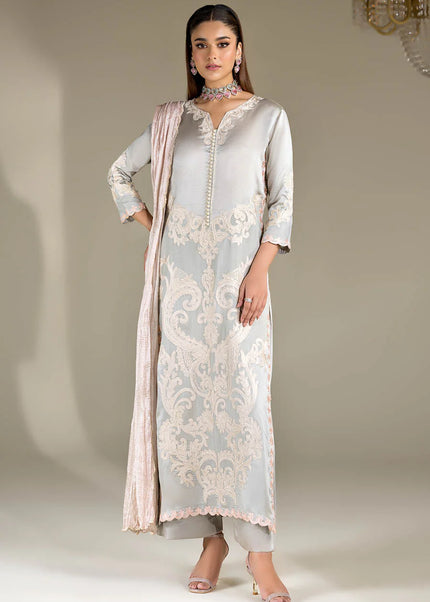 Gloss Silk Embroidered P-293